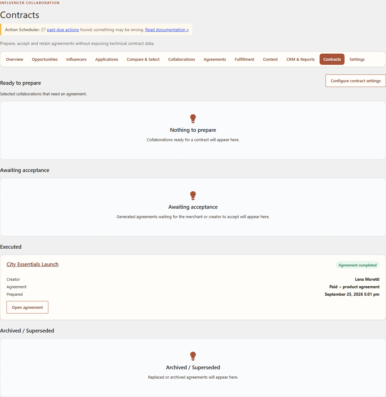 Pro Contracts in Leanmerce Influencer Collaboration
