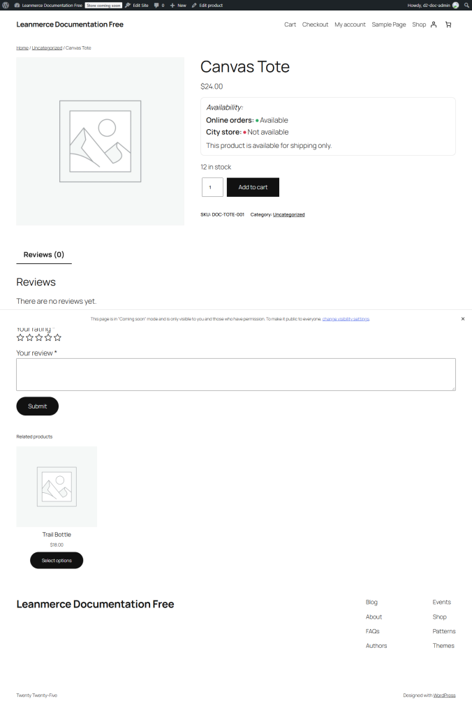 free-simple-product-storefront