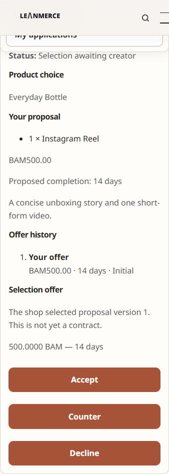 sales-creator-opportunity-application